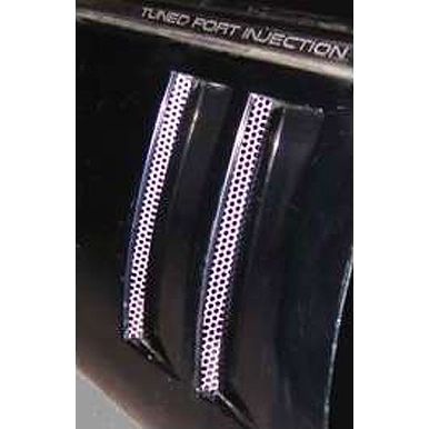 1984-1990 Chevrolet Corvette, Side Vents Perforated 4pc, American Car Craft