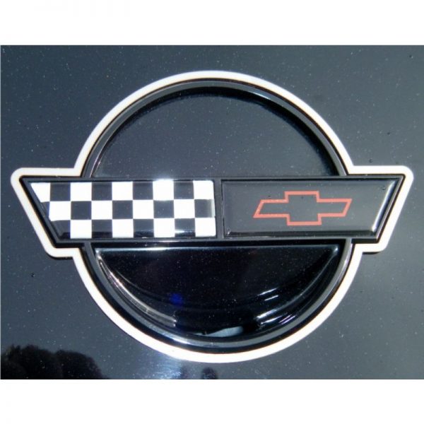1984-1990 Chevrolet Corvette, Emblem Trim Rings 2pc, American Car Craft