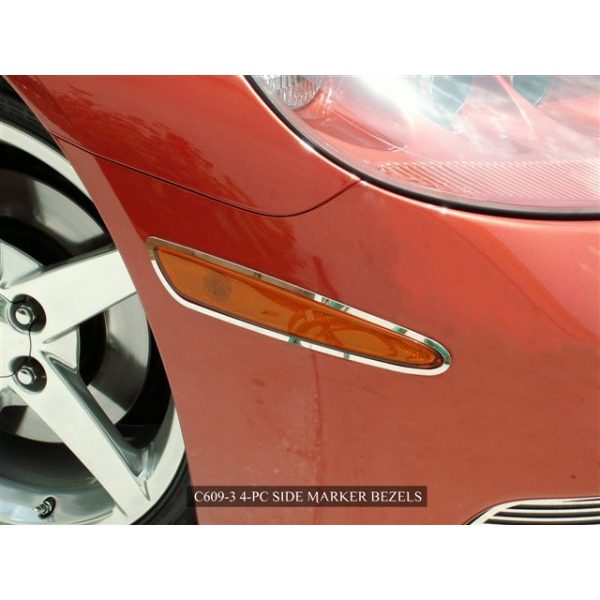 2005-2013 Chevrolet C6 Corvette, Side Marker Bezels, American Car Craft