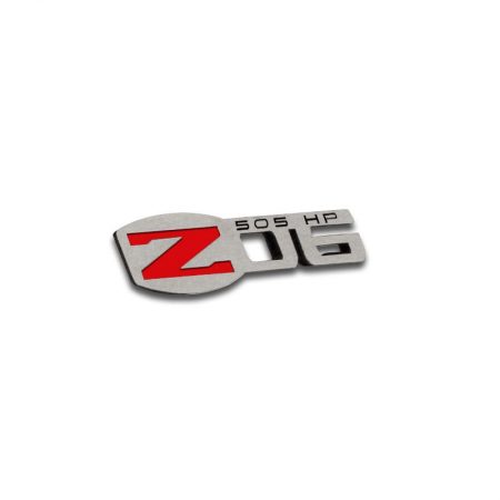 2005-2013 Chevrolet C6 Corvette, Z06 Stainless Badges, American Car Craft
