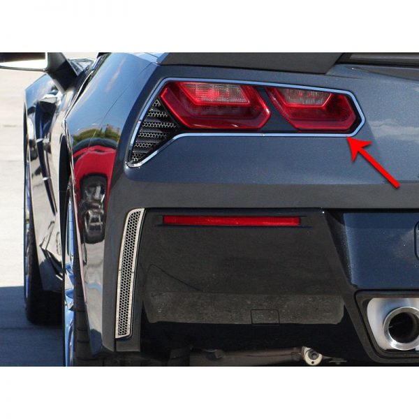 2014-2019 Chevrolet C7 Corvette, Tail Light Trim Rings, American Car Craft