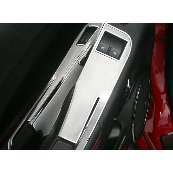 2010-2011 Chevrolet Camaro Coupe Only, Door Handle Pull/Switch Trim Plates ,  American Car Craft