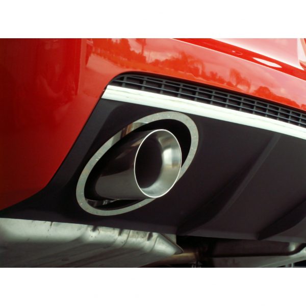 2010-2013 Chevrolet Camaro SS with Stock Exhaust, Exhaust Trim Rings with Exhaust Tips ,  American Car Craft