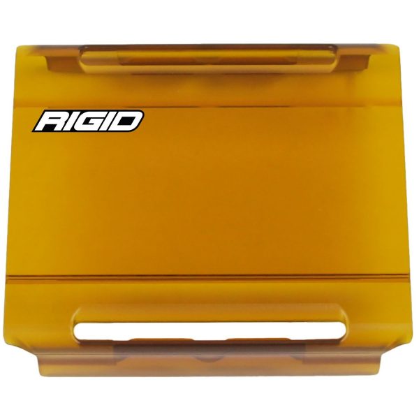 RIGID Light Cover For 4 Inch E-Series LED Lights, Amber, Single
