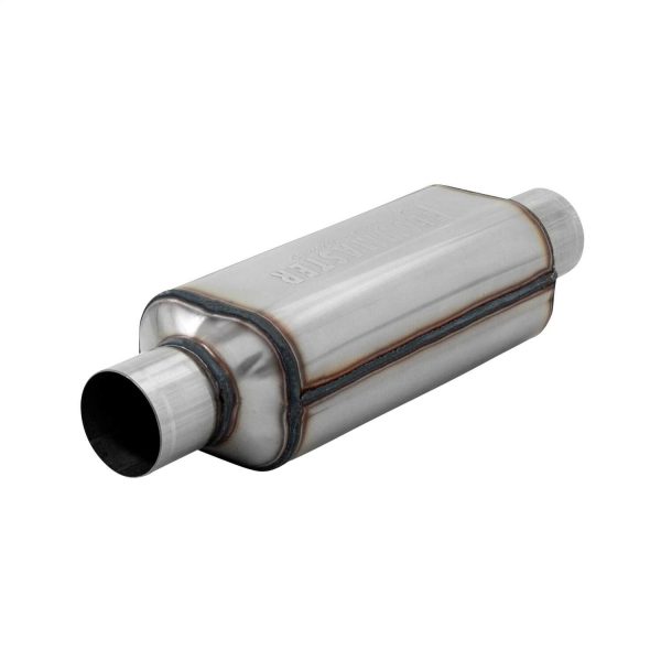 Flowmaster 12512304 Super HP-2 Muffler 304S - 2.50 Center In. 2.50 Center Out - Aggressive Sound