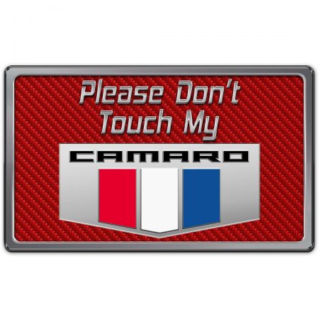 2010-2015 Camaro Dash Plaque Don't Touch My ACC Stainless  American Car Craft