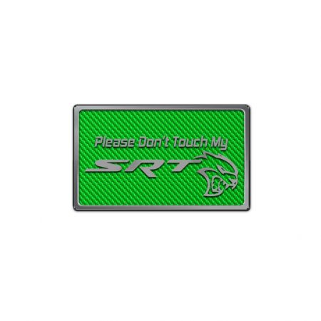 SRT Hellcat Dash Plaque Don't Touch My ACC Stainless  American Car Craft