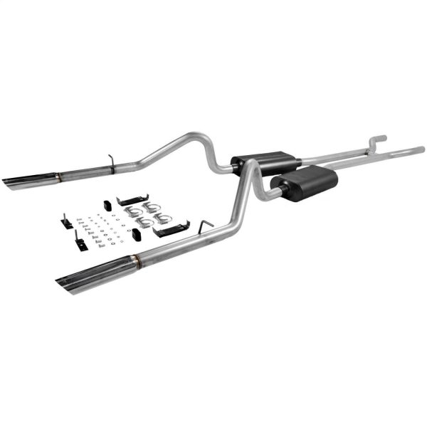 Flowmaster 17289 Header-back System - Dual Rear Exit - American Thunder - Moderate Sound