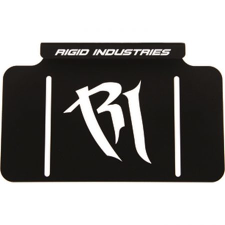 RIGID License Plate Holder And Light Mounting Kit, Black, Single