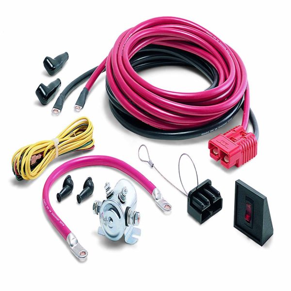Rear Mounting of Portable Winch 20 Ft Power Lead and Power Interrupt Kit