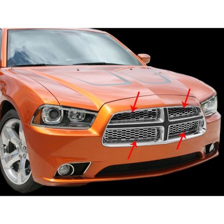 2011-2013 Dodge Charger 5.7, Upper Grille Overlay, American Car Craft