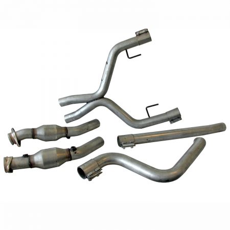 BBK MUSTANG V6 DUAL EXHAUST CONVERSION X PIPE KIT WITH CATS