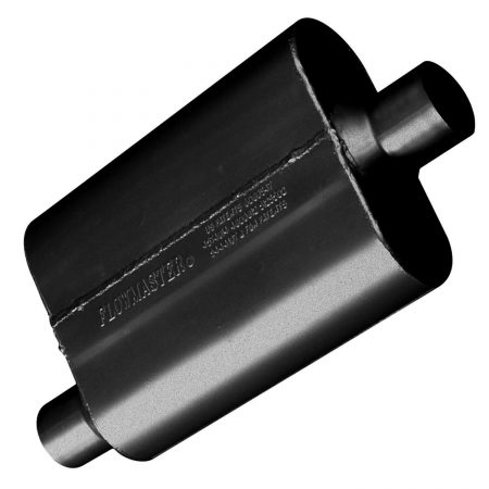 Flowmaster 42441 40 Series Muffler - 2.25 Offset In / 2.25 Center Out - Aggressive Sound