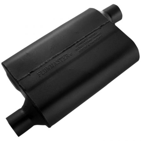 Flowmaster 42443 40 Series Muffler - 2.25 Offset In / 2.25 Offset Out - Aggressive Sound