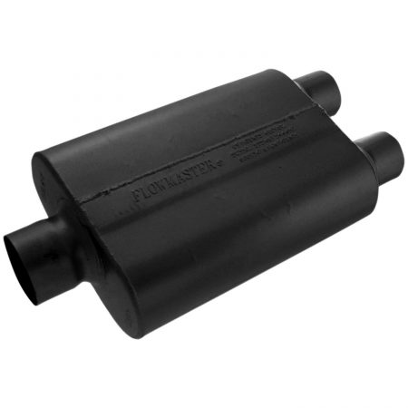 Flowmaster 430402 40 Series Muffler - 3.00 Center In / 2.50 Dual Out - Aggressive Sound