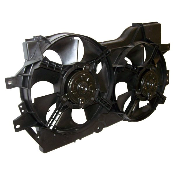 Crown Automotive - Plastic Black Cooling Fan Module
