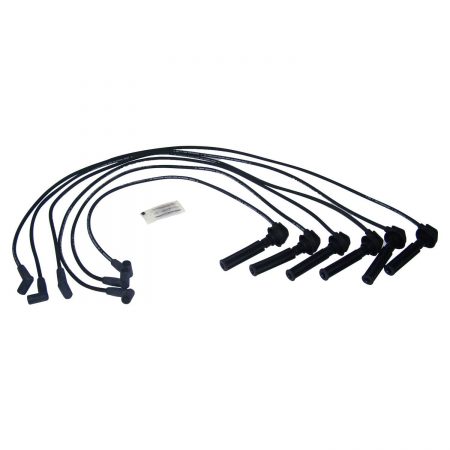 Crown Automotive - Metal Black Ignition Wire Set