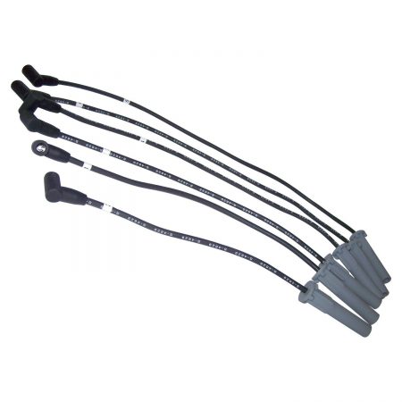 Crown Automotive - Metal Black Ignition Wire Set