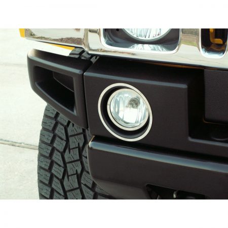 2003-2013 GM Hummer H2, Driving Light Trim Rings, American Car Craft