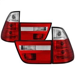 ( Spyder ) - 4PCS Euro Style Tail Lights- Red Clear