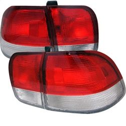( Spyder ) - Euro Style Tail Lights - Red Clear