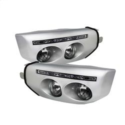 ( Spyder ) - Fog Lights With LED Daytime Running Lights W/Switch- Clear