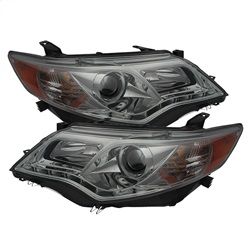 ( Spyder ) - Projector Headlights - DRL - Smoke - High 9005 (Not Included - Low 9006 (Included)