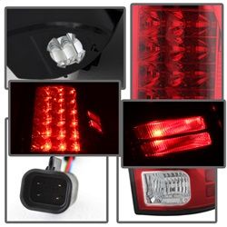 ( Spyder ) - LED Tail Lights - LED Model only - Red Clear