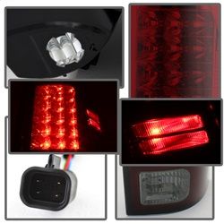 ( Spyder ) - LED Tail Lights - LED Model only - Red Smoke