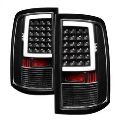 ( xTune ) - Light Bar LED Tail Lights - Incandescent Model only - Black