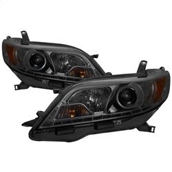 ( Spyder ) - Projector Headlights - Halogen Model Only ( Not Compatible with Xenon/HID Model ) - DRL LED - Smoke