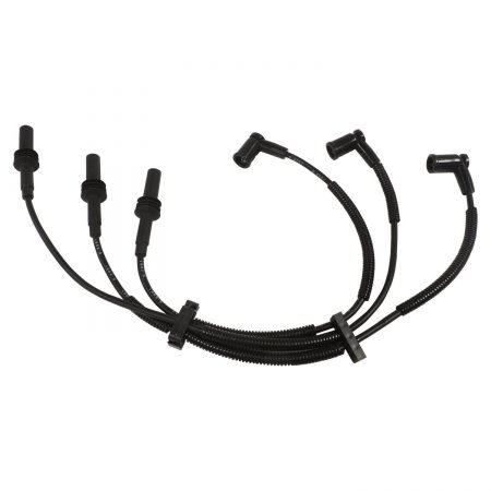 Crown Automotive - Rubber Black Ignition Wire Set