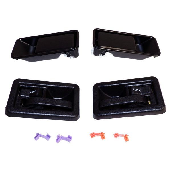 Crown Automotive - Steel Black Door Handle Kit