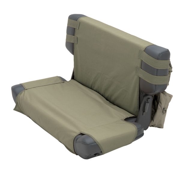 Smittybilt GEAR SEAT COVER - REAR - O.D. GREEN JEEP, 76-06 CJ & WRANGLER (YJ/TJ/LJ) 5660231