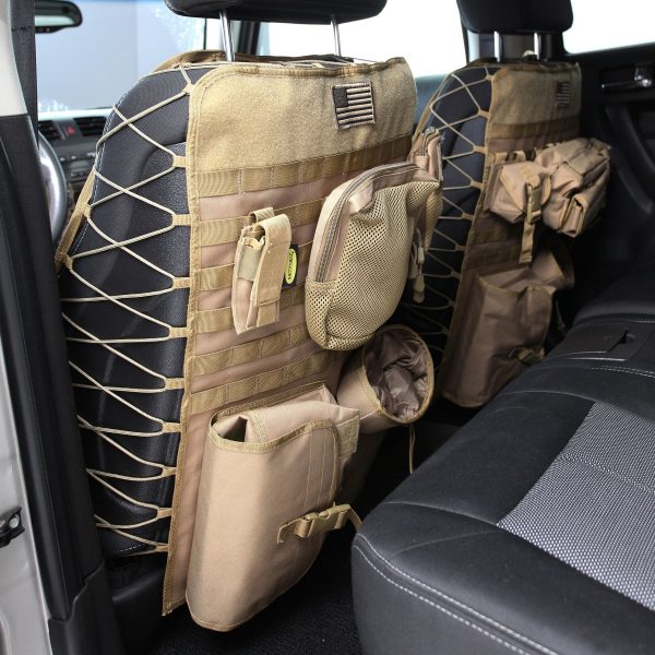 Smittybilt GEAR UNIVERSAL TRUCK SEAT COVER - PAIR - COYOTE TAN UNIVERSAL 5661324