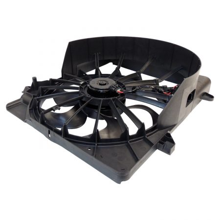 Crown Automotive - Metal Black Cooling Fan Module