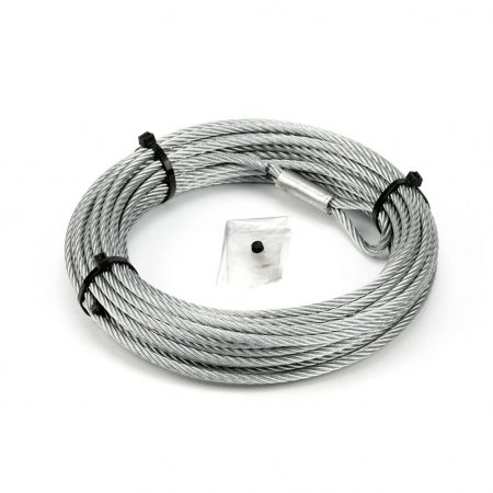 RT40 Series And 4.0ci Winches 7/32 Inch Diameter x 55 Ft Galvanized Wire Rope