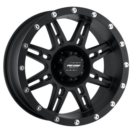 Pro Comp Wheels Series 7031, 18x9 with 6 on 5.5 Bolt Pattern - Flat Black 7031-8983