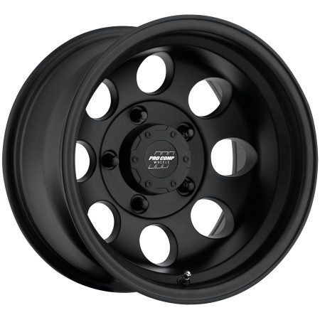 Pro Comp Wheels Series 7069, 16x8 with 5 on 4.5 Bolt Pattern - Flat Black Machined 7069-6865