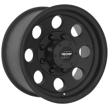 Pro Comp Wheels Series 7069, 16x8 with 8 on 6.5 Bolt Pattern - Flat Black Machined 7069-6882