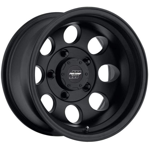 Pro Comp Wheels Series 7069, 17x9 with 5 on 5 Bolt Pattern - Flat Black 7069-7973