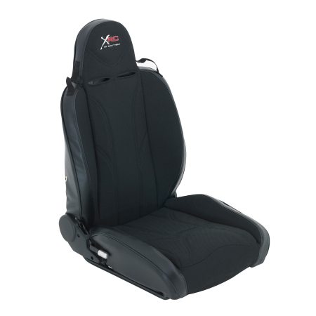 Smittybilt XRC SUSPENSION SEAT - PASSENGER SIDE - BLACK SIDES/ BLACK CENTER JEEP, 76-18 CJ & WRANGLER (YJ/TJ/LJ/JK) 750115