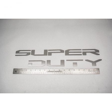 Super Duty Tailgate Letter Inserts Polished