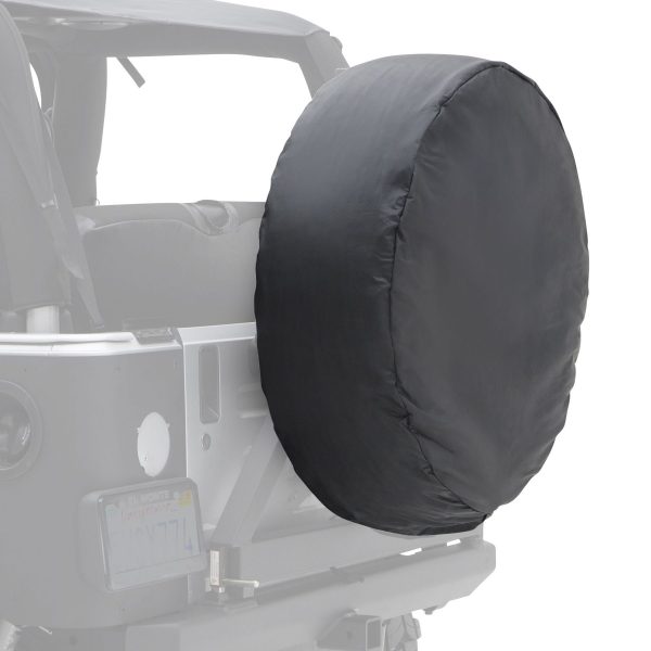 Smittybilt SPARE TIRE COVER - MEDIUM TIRE (30 in.-32 in.) - VINYL BLACK UNIVERSAL 773201