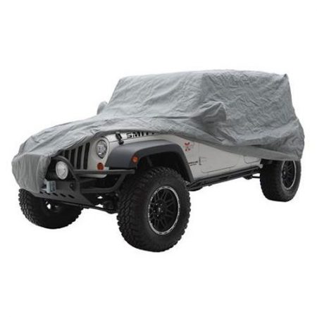 Smittybilt COMPLETE COVER - W/STORAGE BAG, LOCK & CABLE - GRAY JEEP, 04-06 UNLIMITED (LJ) 825