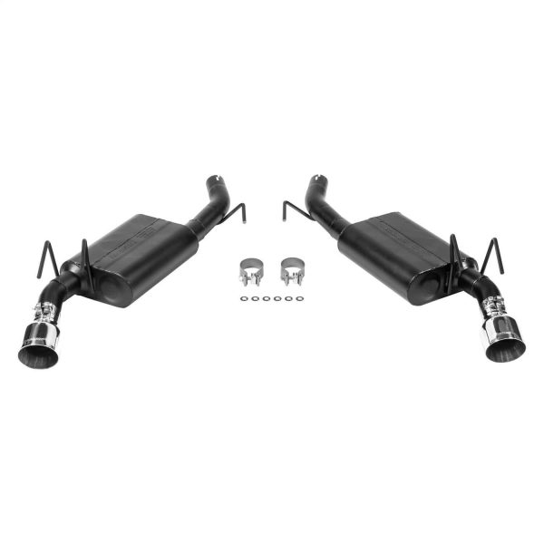 Flowmaster 817483 Axle-back System 409S - Dual Rear Exit - American Thunder - Aggressive Sound