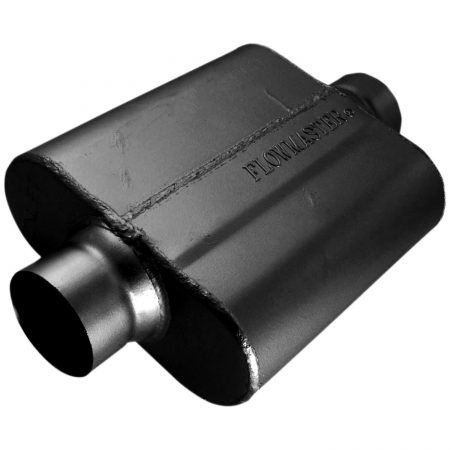Flowmaster 8325408 40 Series Race Muffler 409S - 2.50 Center In / 2.50 Center Out -Aggressive Sound