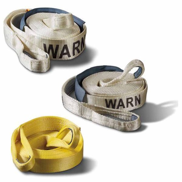 2 Inch Width x 30 Foot Length; Rated to 14400 Pounds; Yellow; Nylon Webbing