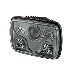 ( xTune ) - Rectangular Sealed Beam 7x6 Inch LED Headlights ( High/Low Beam ) - Black