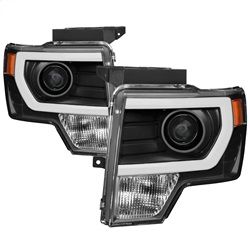 ( xTune ) - Projector Headlights - Halogen Model Only ( Not Compatible with Factory Xenon/HID Model ) - Light Bar DRL - Black
